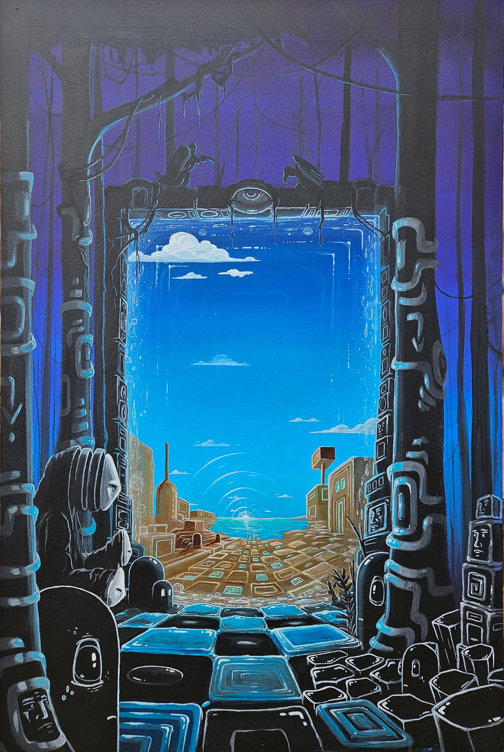 "Journey to the Center of the Dream" Limited Edition Giclée Print, 11"x17"